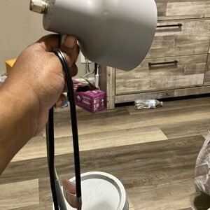 Gray Industrial Light Fixture